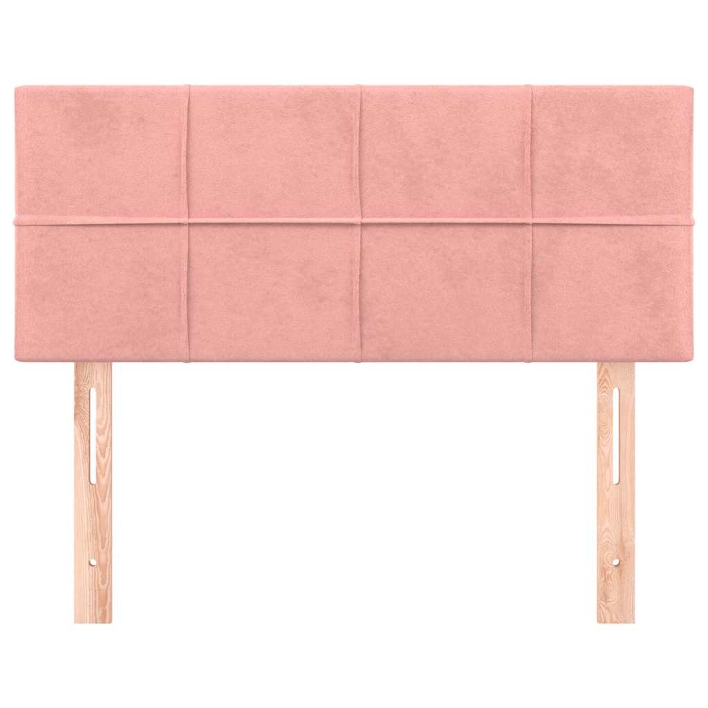 Kopfteil Rosa 80x5x78/88 cm Samt