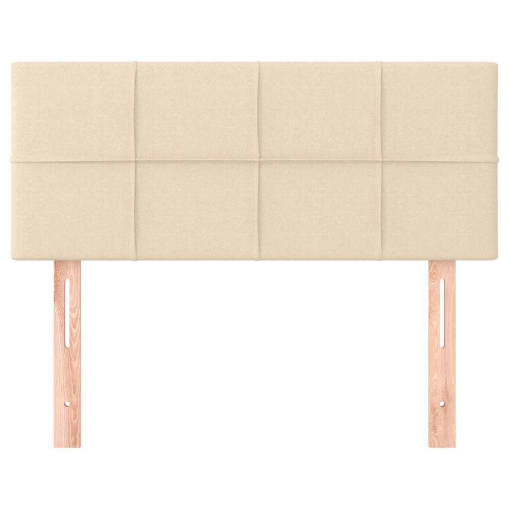 Kopfteil Creme 90x5x78/88 cm Stoff