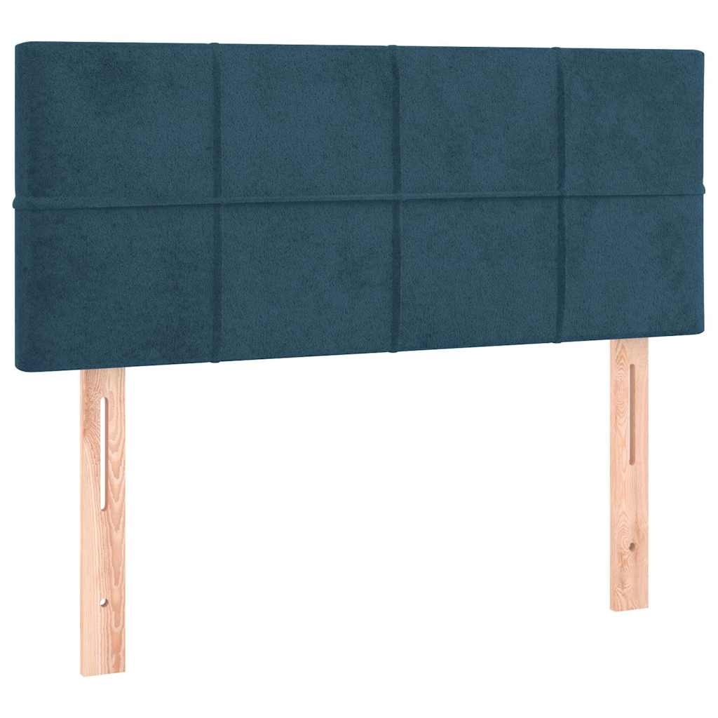 Kopfteil Dunkelblau 90x5x78/88 cm Samt