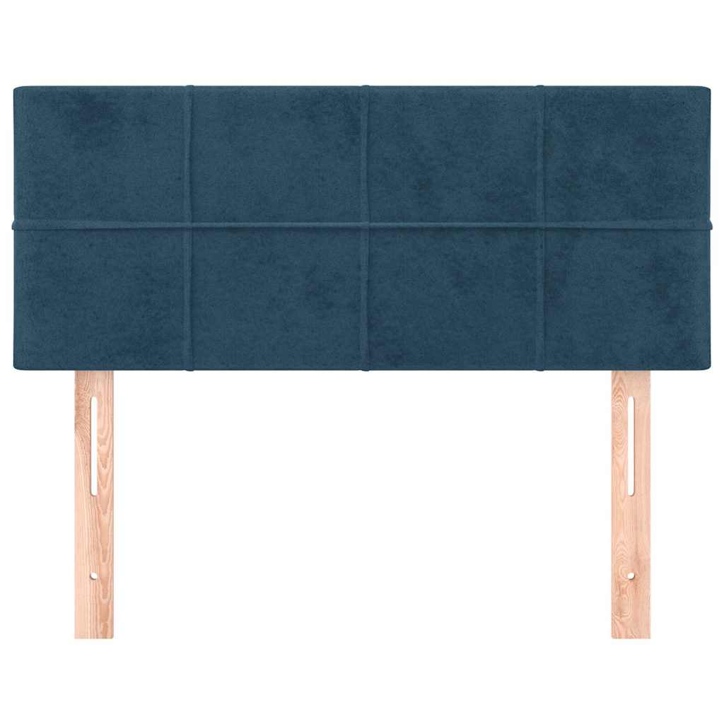 Kopfteil Dunkelblau 90x5x78/88 cm Samt