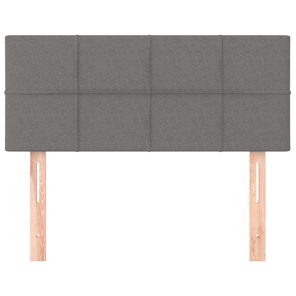 Kopfteil Dunkelgrau 100x5x78/88 cm Stoff