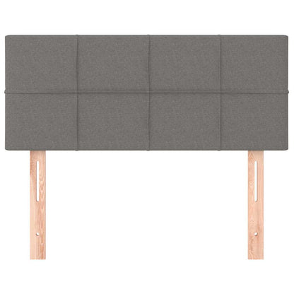 Kopfteil Dunkelgrau 100x5x78/88 cm Stoff