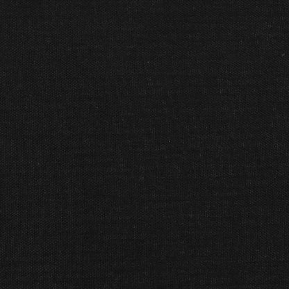 Kopfteil Schwarz 100x5x78/88 cm Stoff