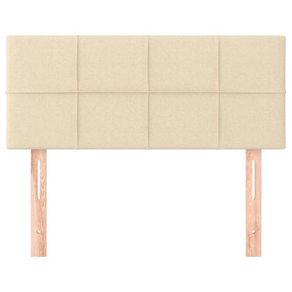 Kopfteil Creme 100x5x78/88 cm Stoff
