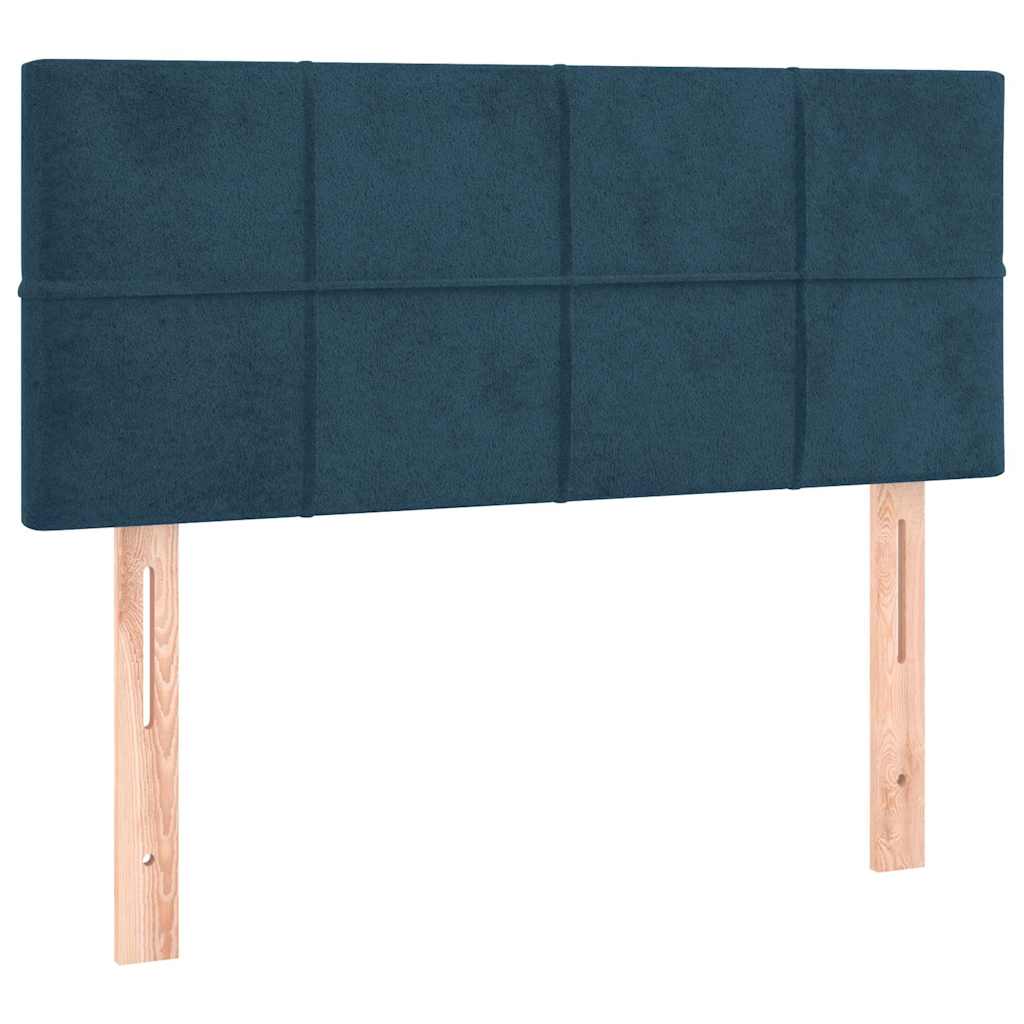 Kopfteil Dunkelblau 100x5x78/88 cm Samt