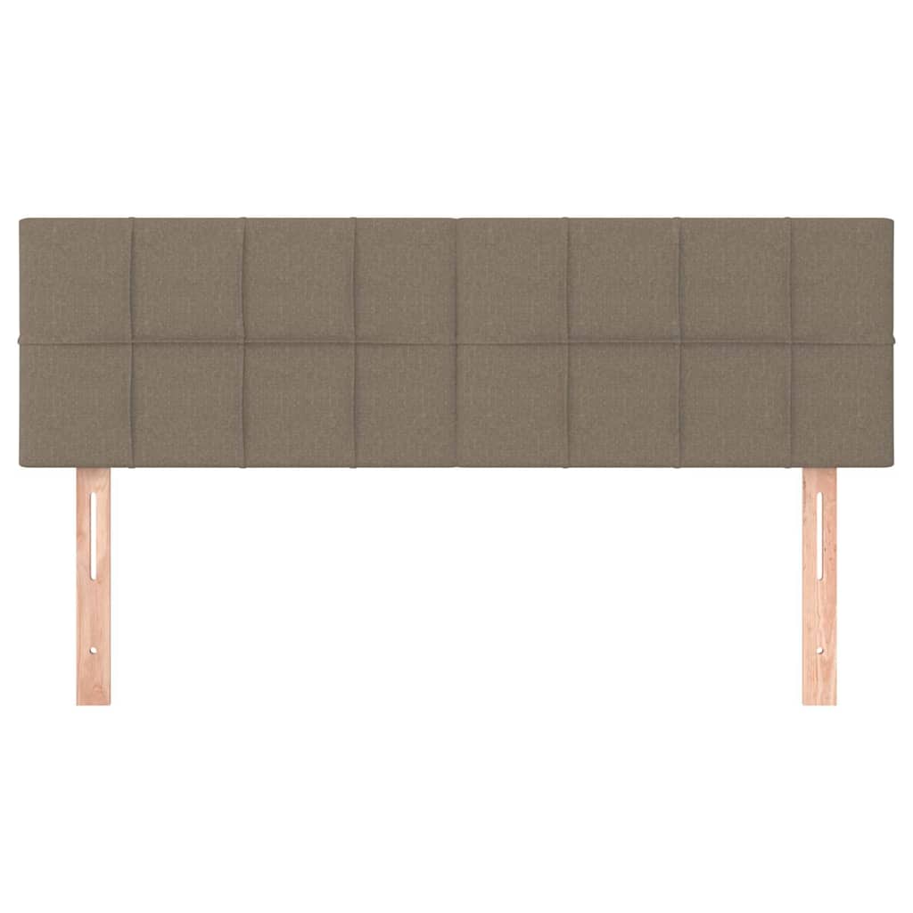 Kopfteile Taupe 144x5x78/88 cm Stoff