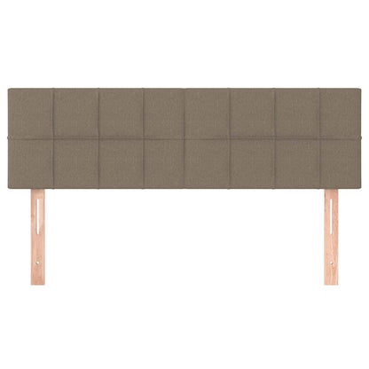 Kopfteile Taupe 144x5x78/88 cm Stoff