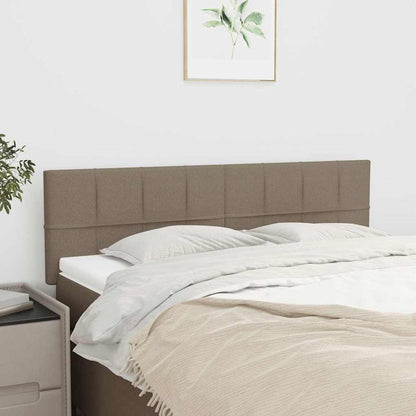 Kopfteile Taupe 144x5x78/88 cm Stoff