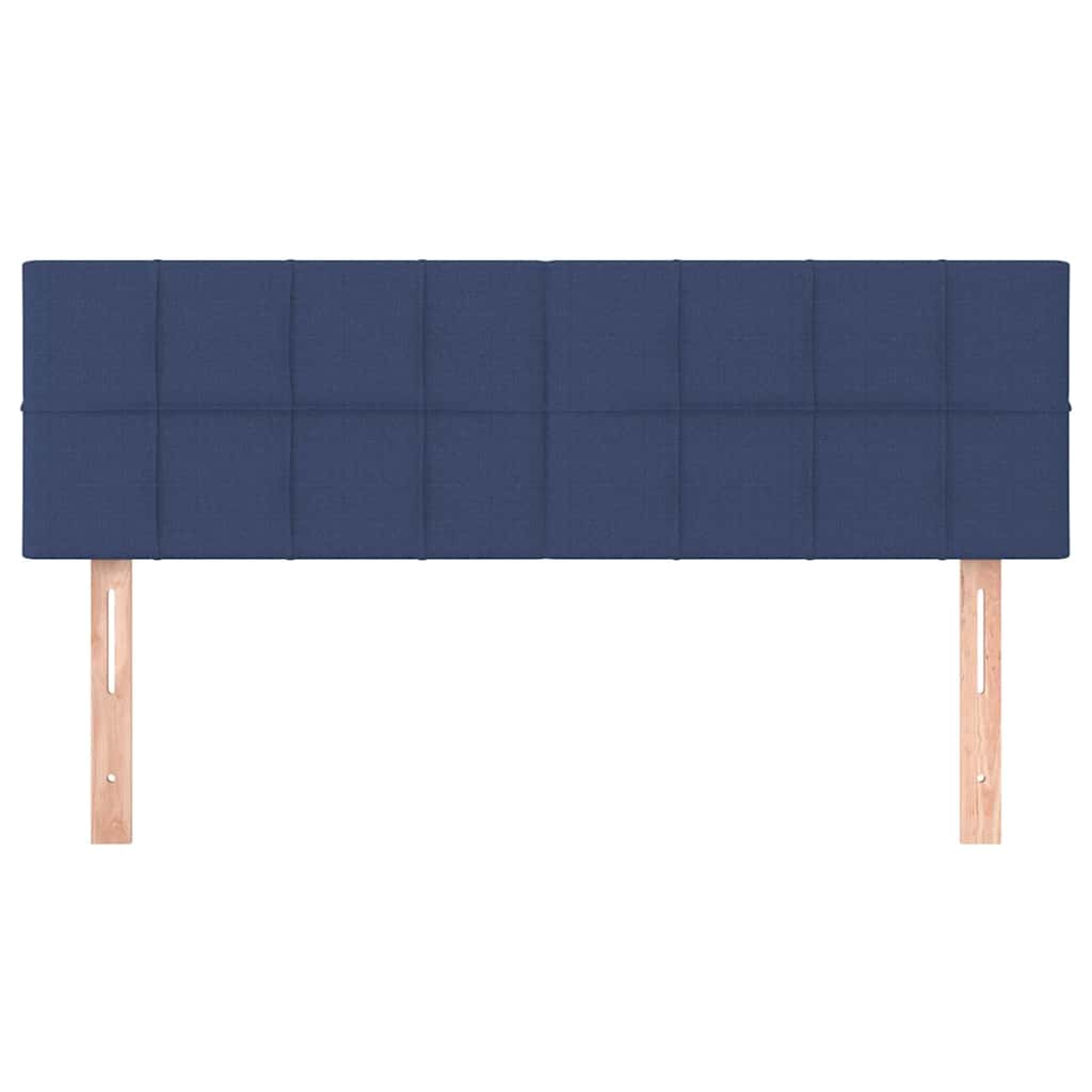 Kopfteile Blau 144x5x78/88 cm Stoff
