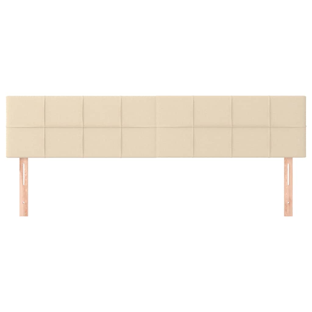 Kopfteile Creme 160x5x78/88 cm Stoff