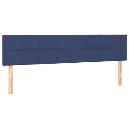 Kopfteile Blau 180x5x78/88 cm Stoff