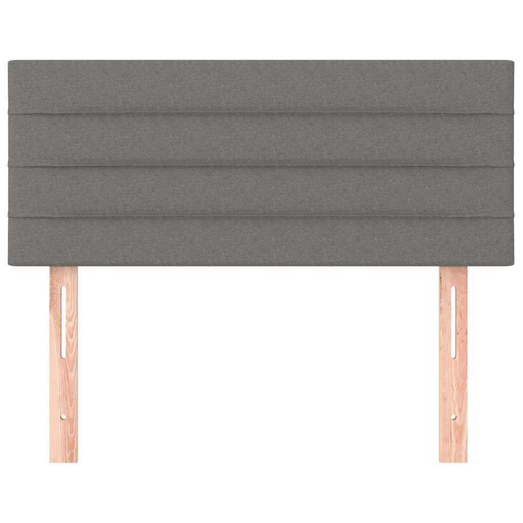 Kopfteil Dunkelgrau 80x5x78/88 cm Stoff