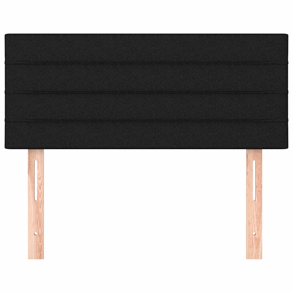 Kopfteil Schwarz 90x5x78/88 cm Stoff