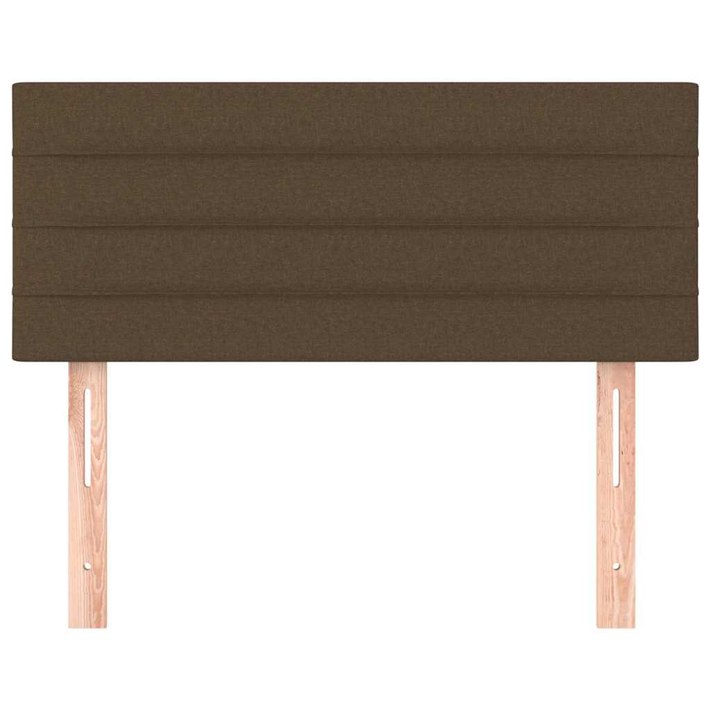 Kopfteil Dunkelbraun 90x5x78/88 cm Stoff