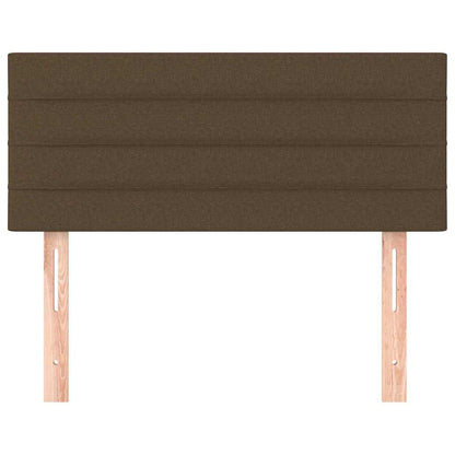 Kopfteil Dunkelbraun 90x5x78/88 cm Stoff