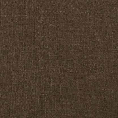 Kopfteil Dunkelbraun 90x5x78/88 cm Stoff