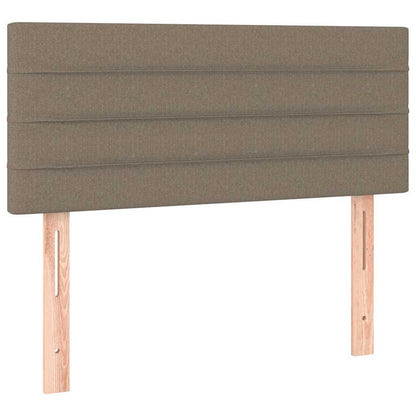 Kopfteil Taupe 100x5x78/88 cm Stoff