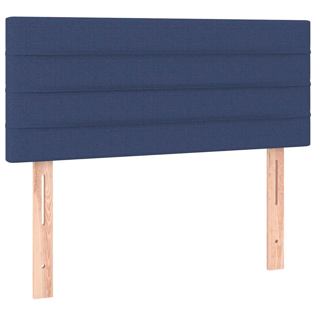 Kopfteil Blau 100x5x78/88 cm Stoff