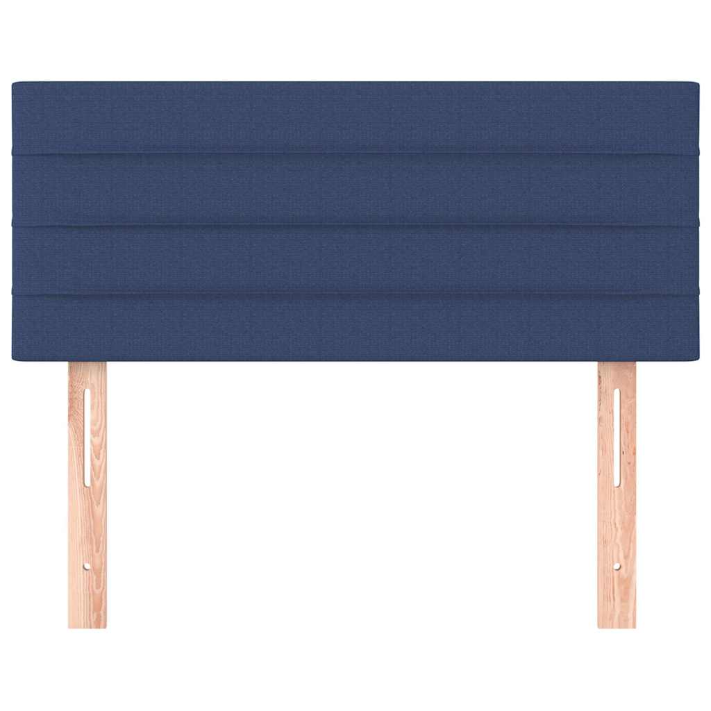 Kopfteil Blau 100x5x78/88 cm Stoff