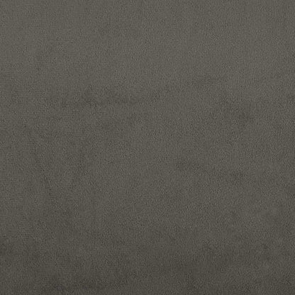 Kopfteile Dunkelgrau 144x5x78/88 cm Samt