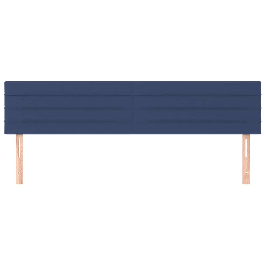 Kopfteile Blau 160x5x78/88 cm Stoff