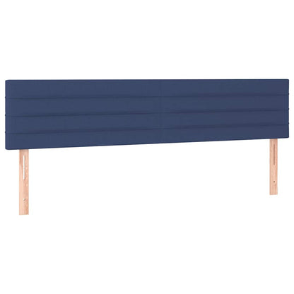 Kopfteile Blau 200x5x78/88 cm Stoff