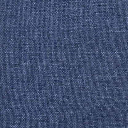 Kopfteile Blau 200x5x78/88 cm Stoff