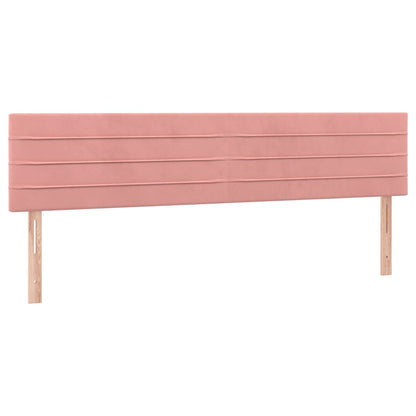 Kopfteile Rosa 200x5x78/88 cm Samt