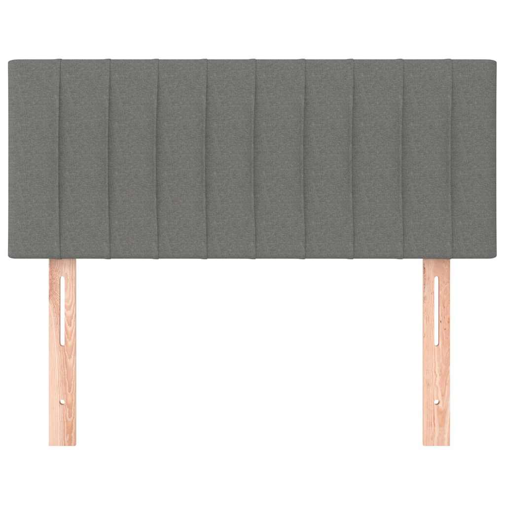 Kopfteil Dunkelgrau 80x5x78/88 cm Stoff