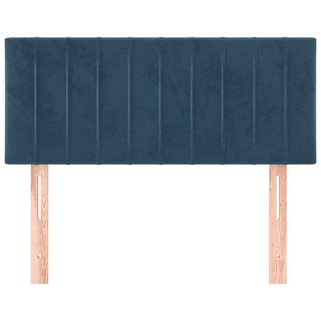 Kopfteil Dunkelblau 80x5x78/88 cm Samt