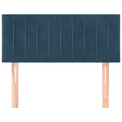 Kopfteil Dunkelblau 90x5x78/88 cm Samt