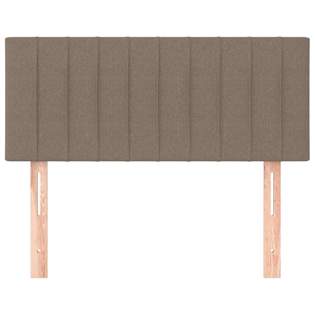 Kopfteil Taupe 100x5x78/88 cm Stoff