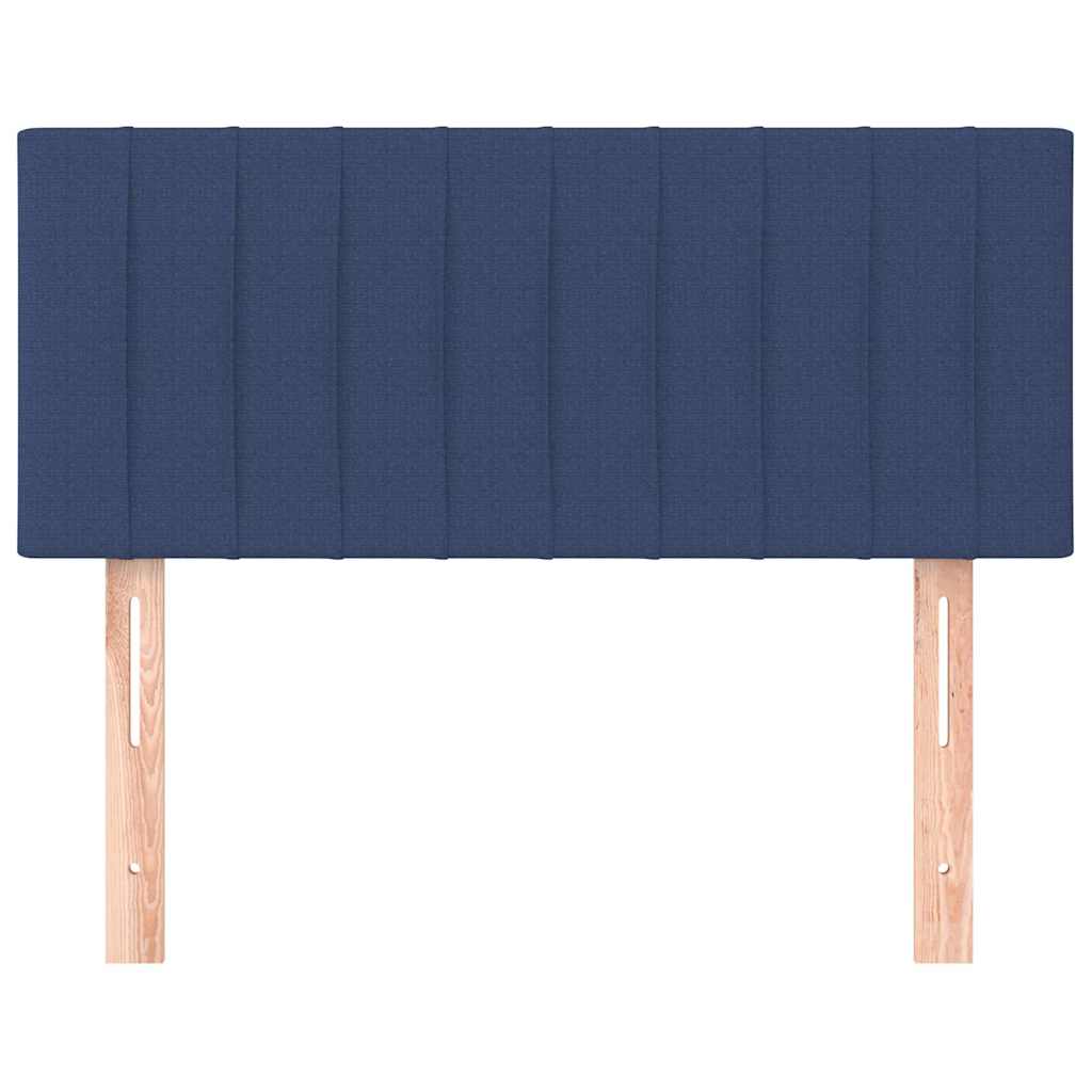 Kopfteil Blau 100x5x78/88 cm Stoff