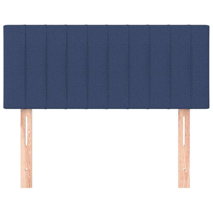 Kopfteil Blau 100x5x78/88 cm Stoff
