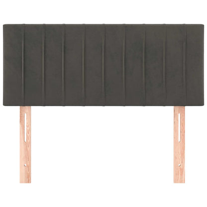 Kopfteil Dunkelgrau 100x5x78/88 cm Samt