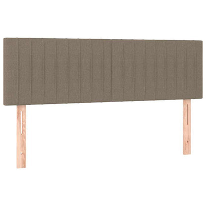 Kopfteile Taupe 144x5x78/88 cm Stoff