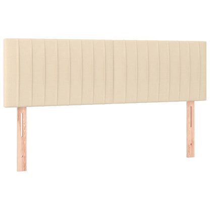 Kopfteile Creme 144x5x78/88 cm Stoff