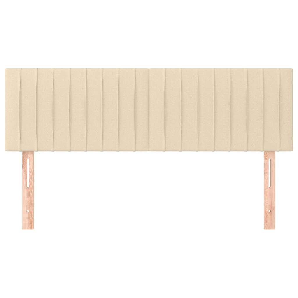 Kopfteile Creme 144x5x78/88 cm Stoff