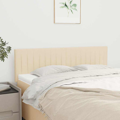 Kopfteile Creme 144x5x78/88 cm Stoff