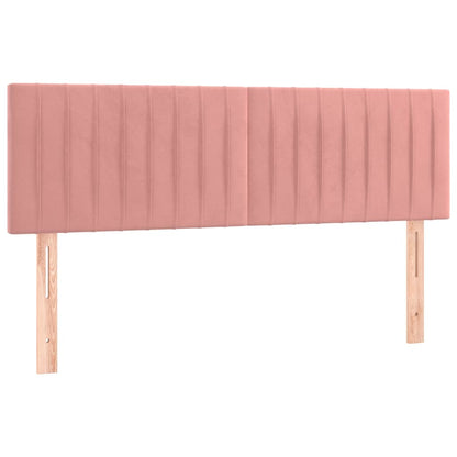 Kopfteile Rosa 144x5x78/88 cm Samt