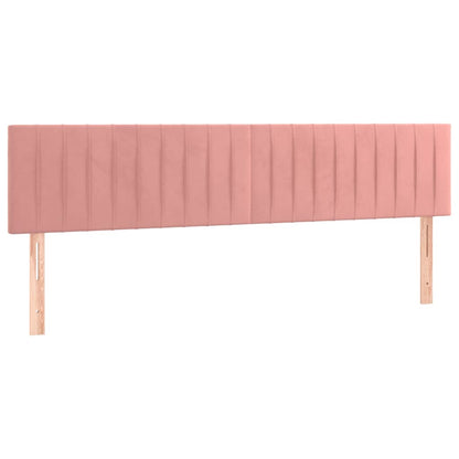 Kopfteile Rosa 160x5x78/88 cm Samt