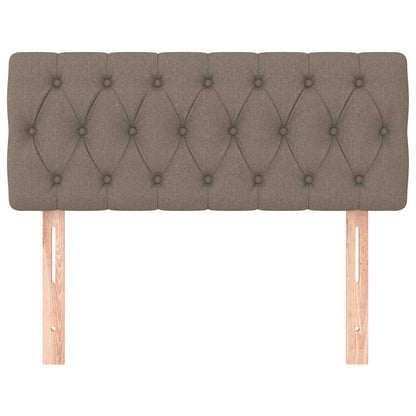 Kopfteil Taupe 90x7x78/88 cm Stoff