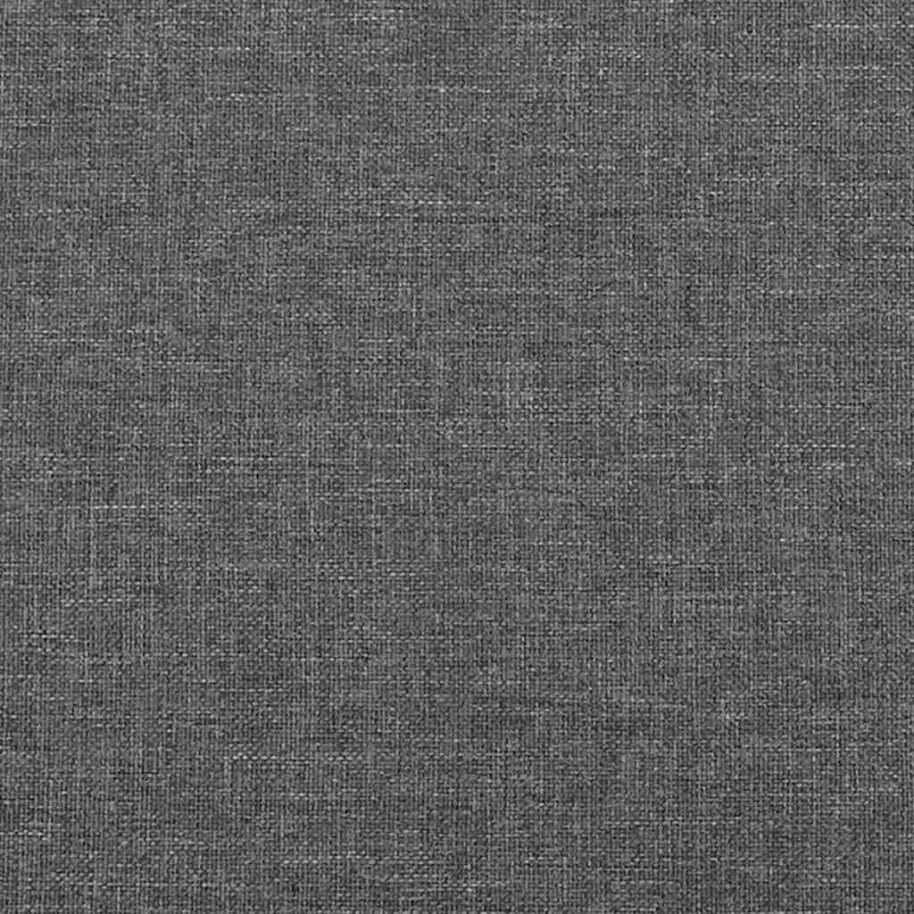Kopfteil Dunkelgrau 100x7x78/88 cm Stoff