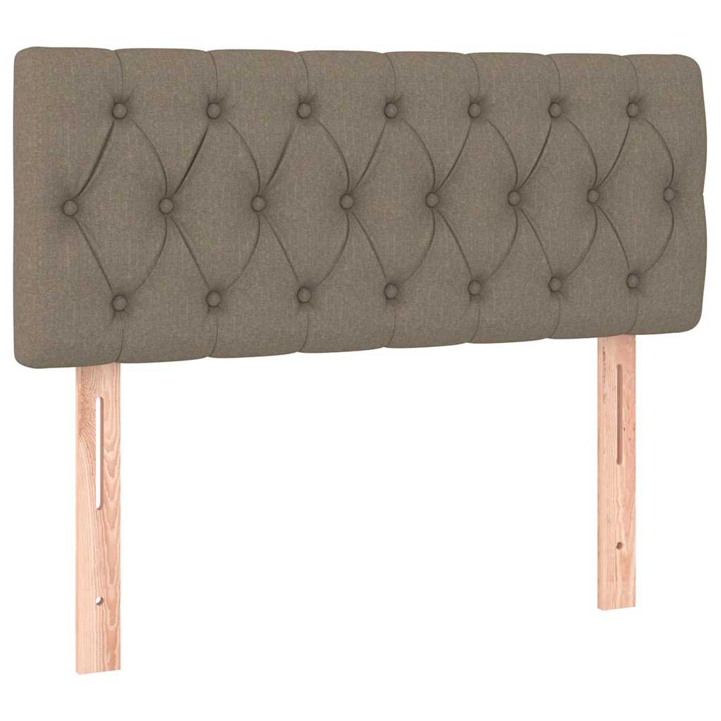 Kopfteil Taupe 100x7x78/88 cm Stoff