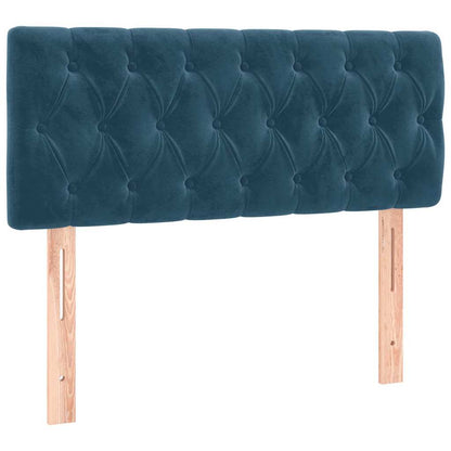 Kopfteil Dunkelblau 100x7x78/88 cm Samt