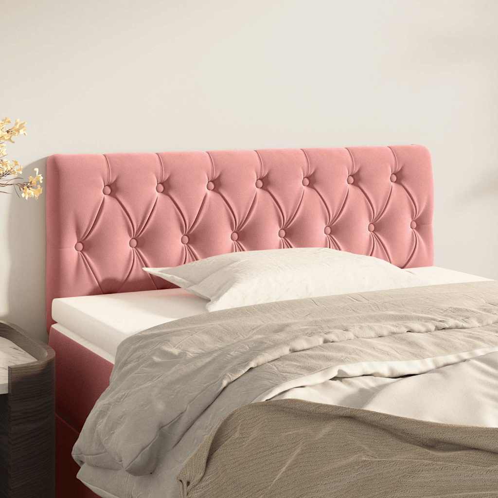 Kopfteil Rosa 100x7x78/88 cm Samt