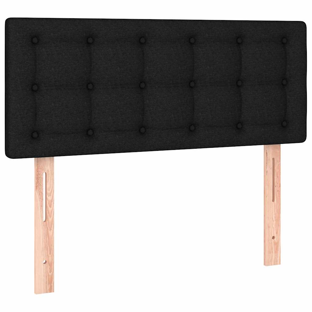 Kopfteil Schwarz 80x5x78/88 cm Stoff