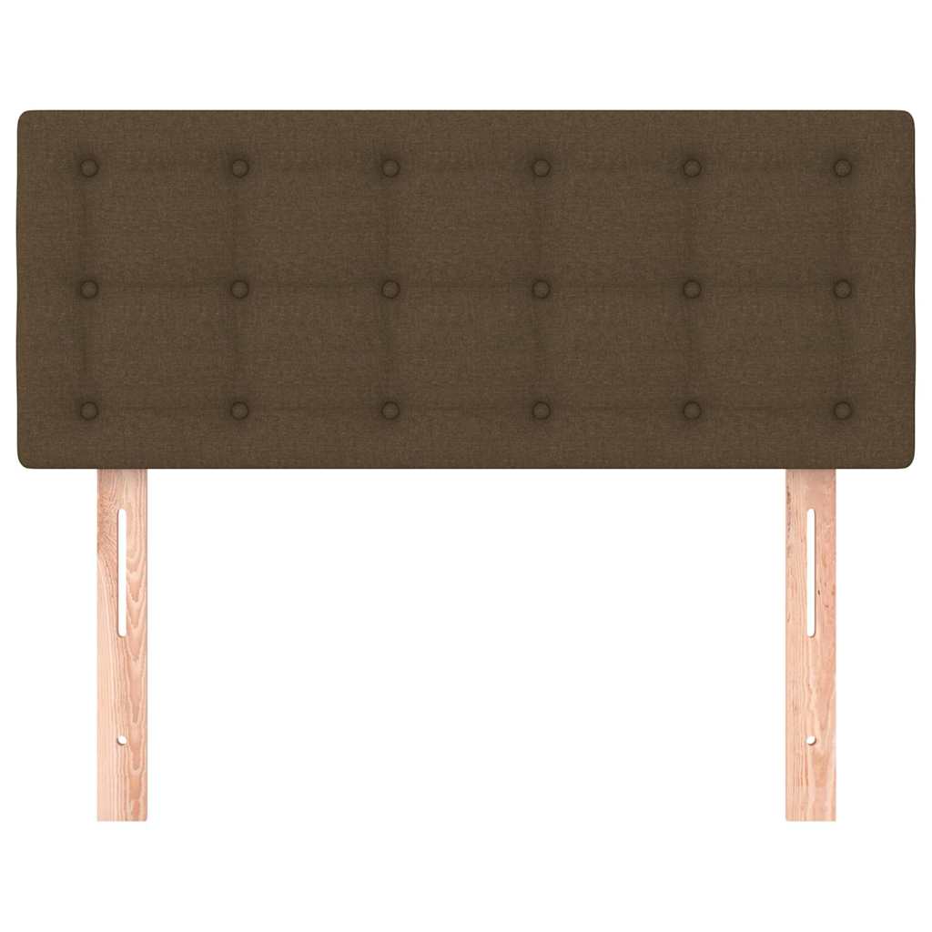 Kopfteil Dunkelbraun 80x5x78/88 cm Stoff
