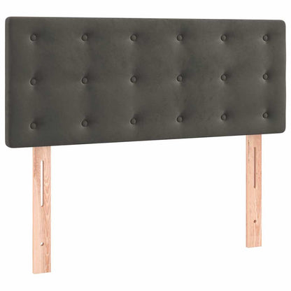 Kopfteil Dunkelgrau 80x5x78/88 cm Samt
