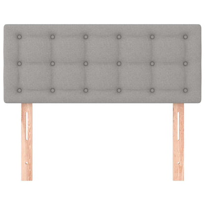 Kopfteil Hellgrau 90x5x78/88 cm Stoff
